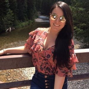 Feminine & Chic Bodysuit top from Zara (small)